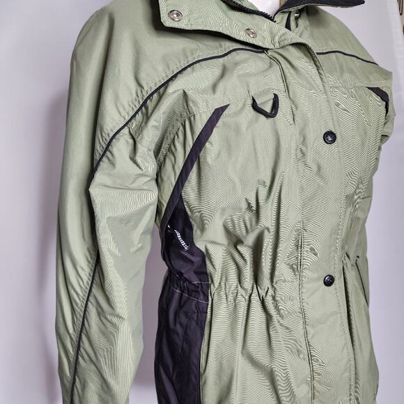 Vintage Mobius Green 2 Piece Ski Snow Jacket Women's Size 6 - Picture 3 of 9